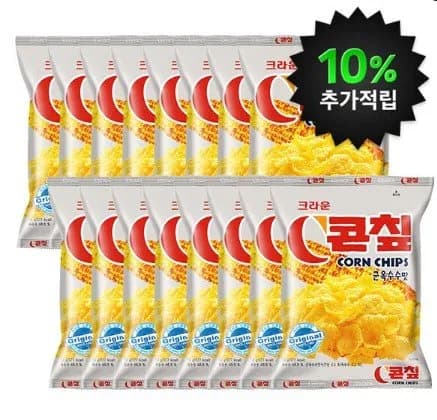 쿠크다스,콘칩,초코하임 화이트하임,참크래커,크라운산도,연양갱,버터와플 (다양/무료)3