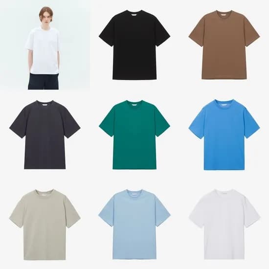 마인드브릿지 쿨 세미오버핏 반팔티 (9,920원/2,500원)