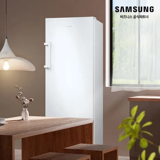 삼성 냉동고 1도어 227L 슬림 냉동실 간접냉각 냉동전용 RZ22CG4000WW [소상공인제품] (470,480원/무료)1