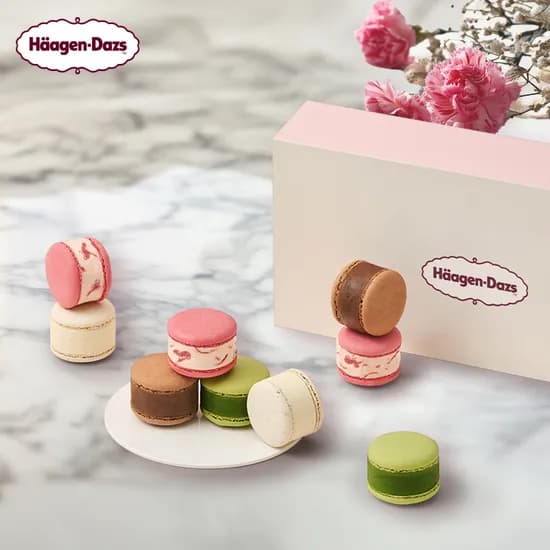 하겐다즈 프리미엄 아이스크림 디저트 마카롱 9개입 세트 (19,900원/무배)