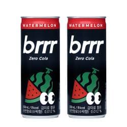 부르르 제로콜라 수박 250ml x 30캔 수박콜라 (12,500원/무배)2