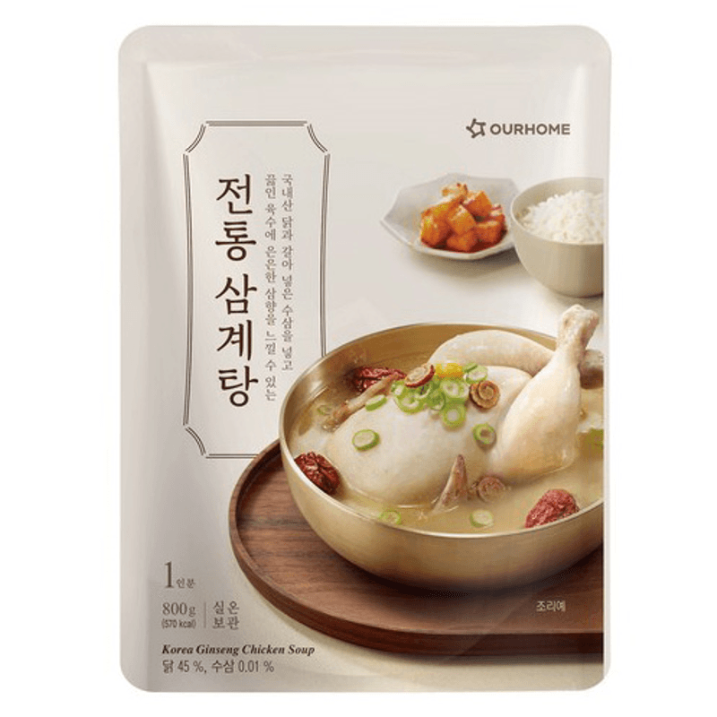 아워홈 전통 삼계탕 800g x 5개 (28,110원/무료)