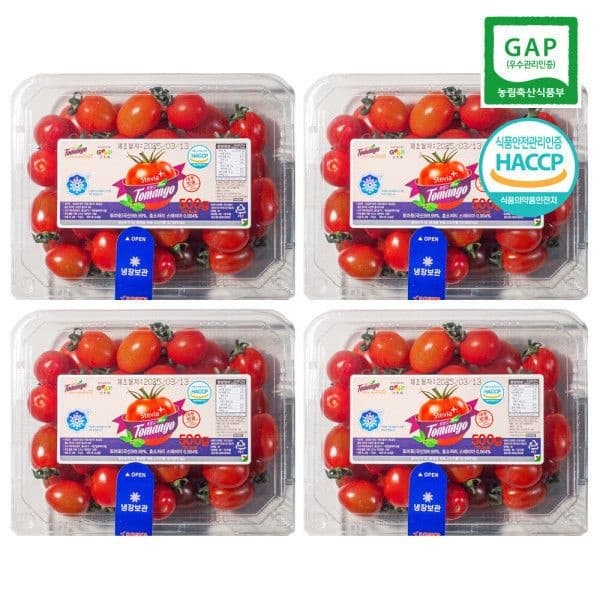스테비아 대추방울토마토 토망고 500g*4팩 (9,980원/무료)11