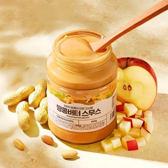 무첨가 무가당 땅콩버터 스무스 260g (6,900원/네멤무배)1
