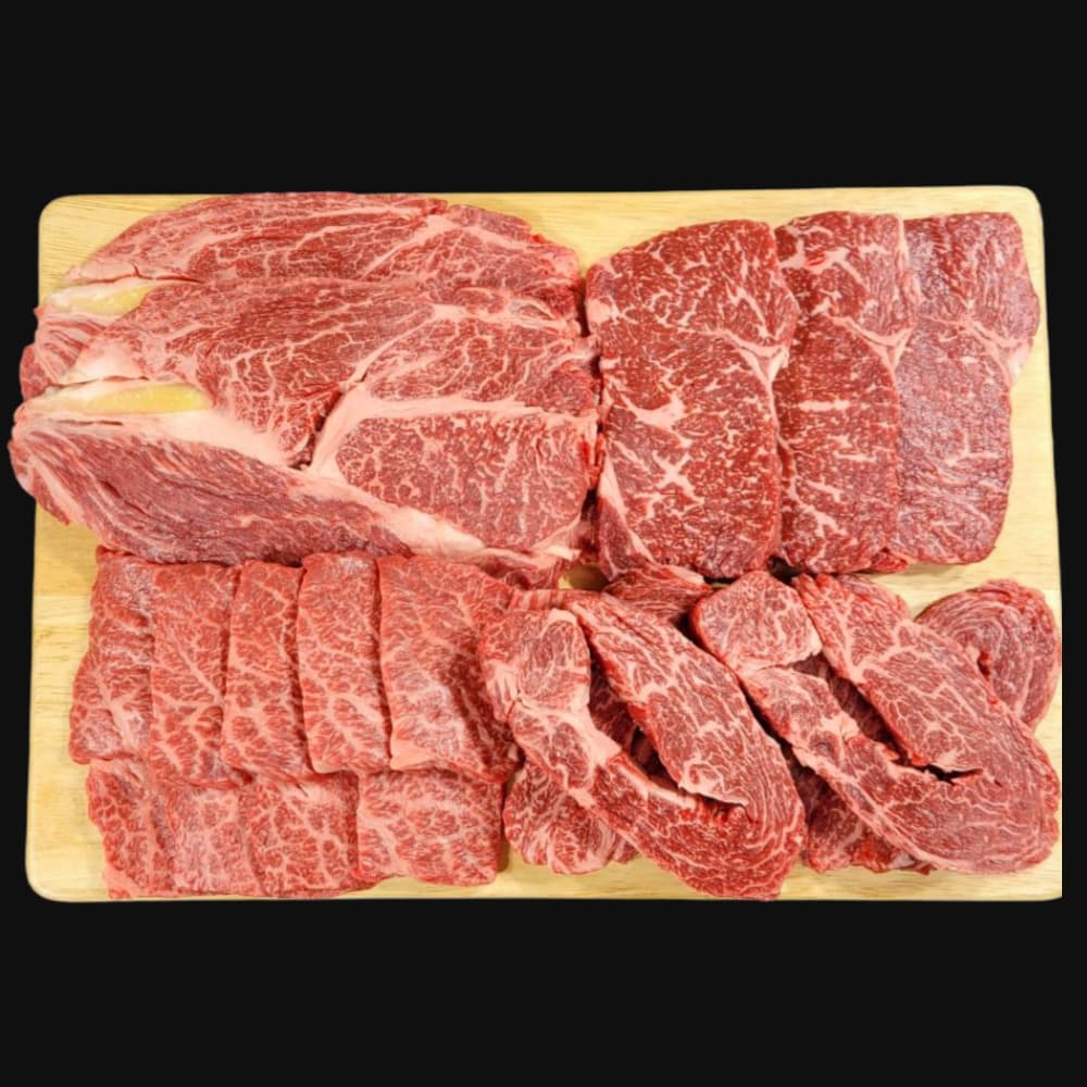투쁠한우 등심+채끝+살치 총 1kg (79,900원/무료)1