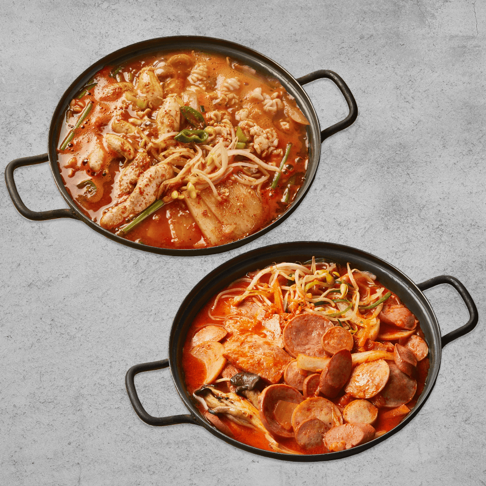 해물오꼬노미야끼 2인분+우삼겹숙주볶음2인분 밀키트 (12,600원/무료)3