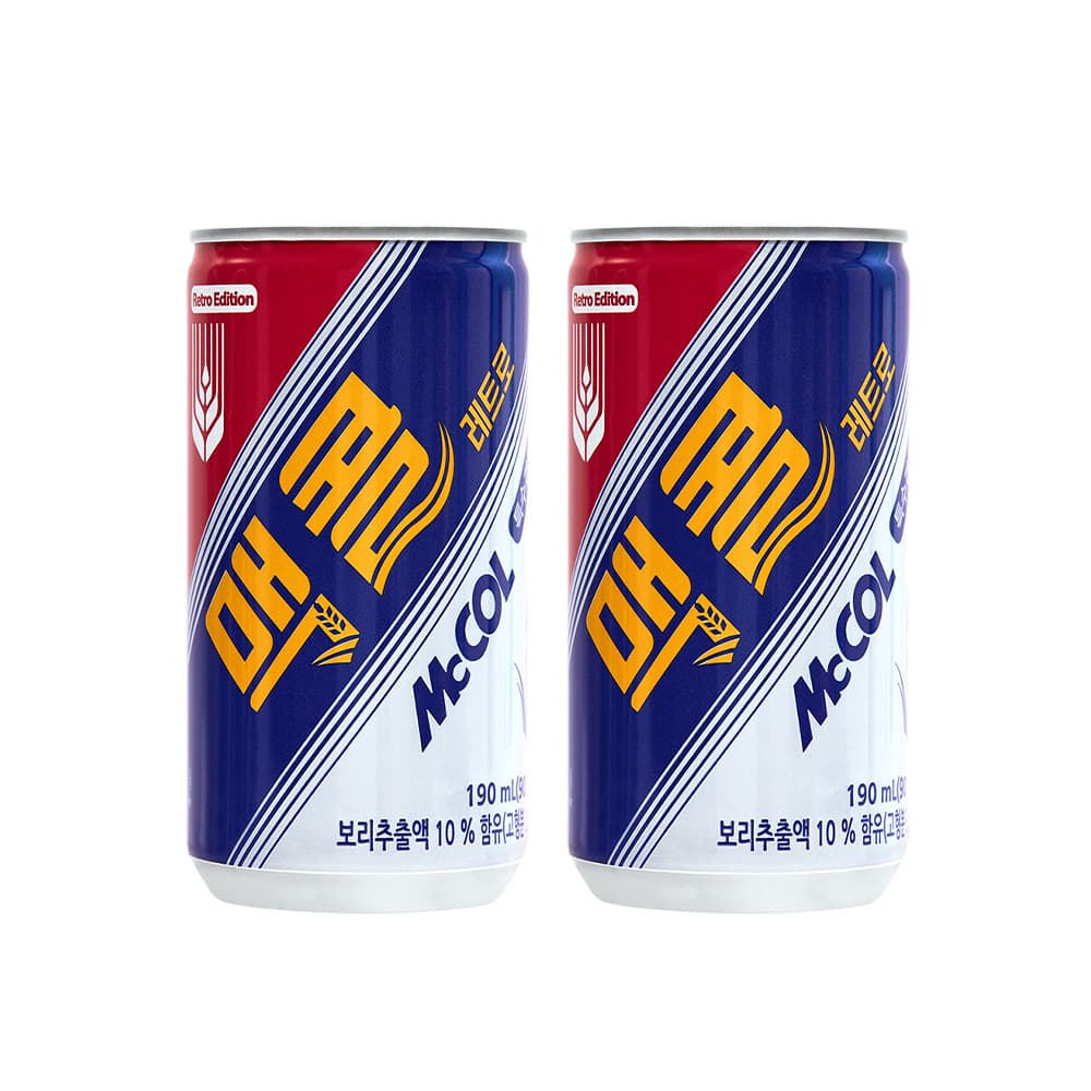 맥콜 190ml X 60캔 (총2박스)(19,900원/무배)1