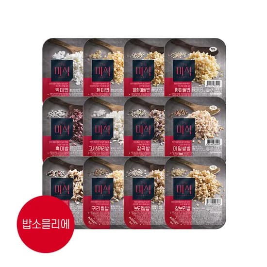 더미식 백미밥 210g 24개+ 즉석밥 3개 증정 (신규가입시16,650원/2만원이상무배)
