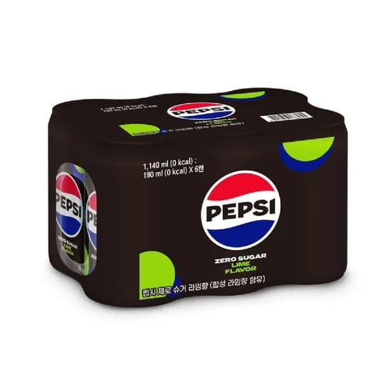 펩시콜라 제로슈거라임 190ML*42캔(12,680원/3,000원)4