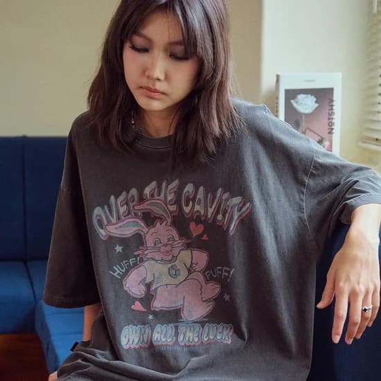 꼼파뇨 버터플라이 피그먼트 반팔티 (17,820원/무료)1