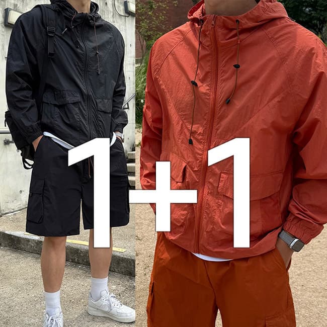 남여공용 1+1 바람막이+반바지 총2세트(34,500/무배)