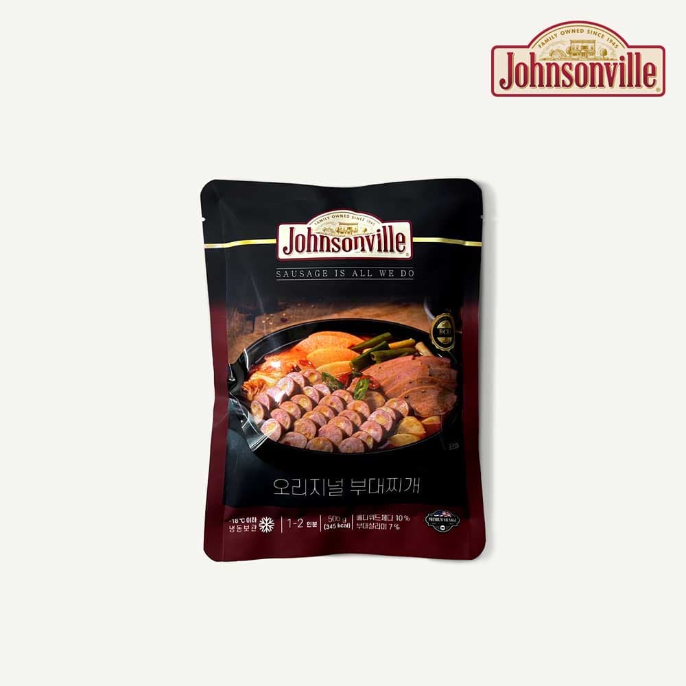 쟌슨빌 부대찌개 500g 3팩+라면사리1개+김치볶음밥 1팩 (14,760원/무료)1