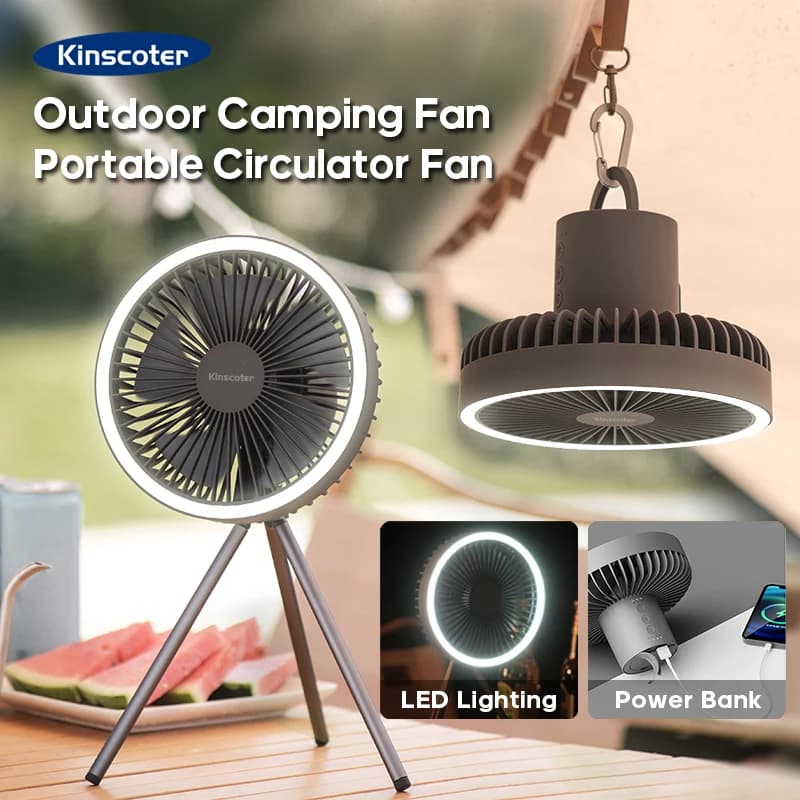 샤오미 유선팬 $33.19/KINSCOTER 6 in 1 캠핑 팬 $19.79