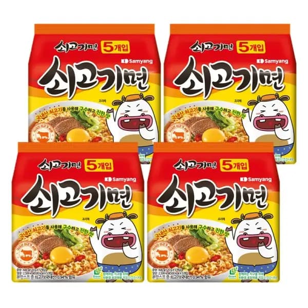 삼양식품 쇠고기면 20입 (8,900원/무료)2