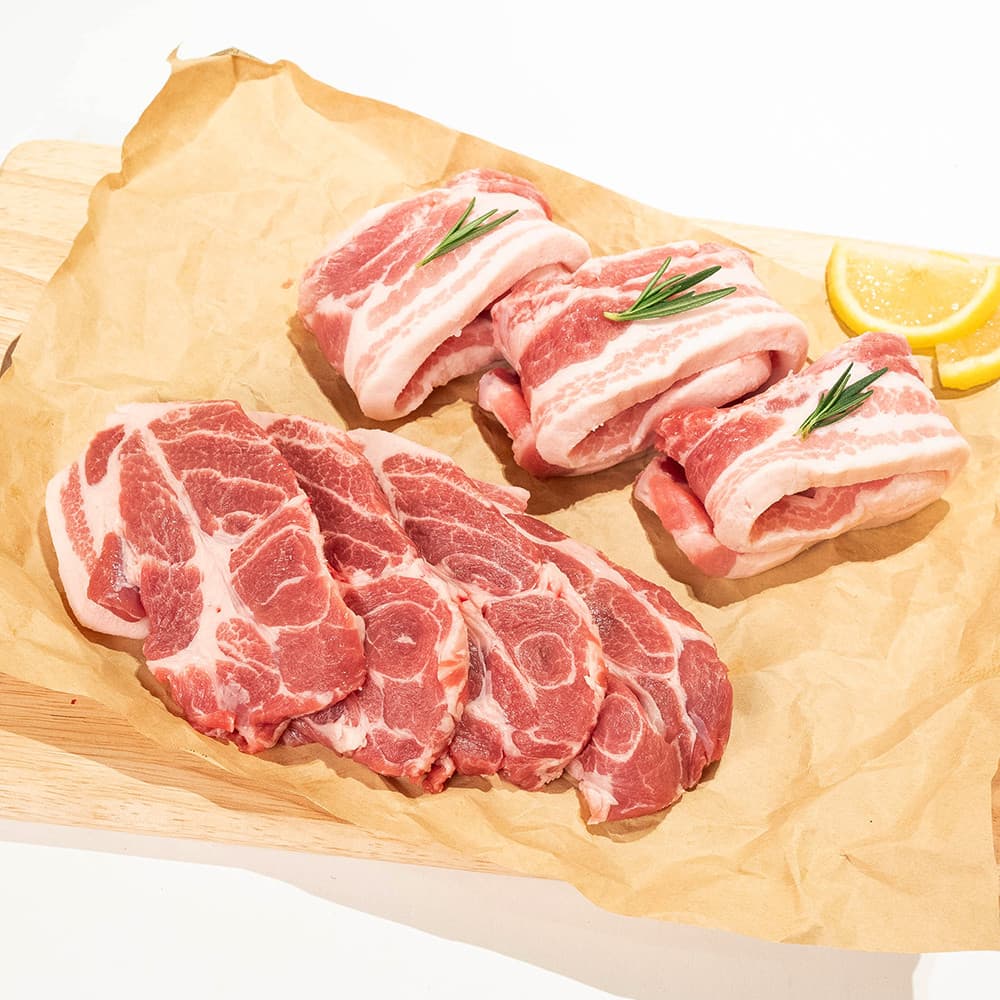 엄마네한돈 목살 삼겹살 1kg (15,520원/무료)4