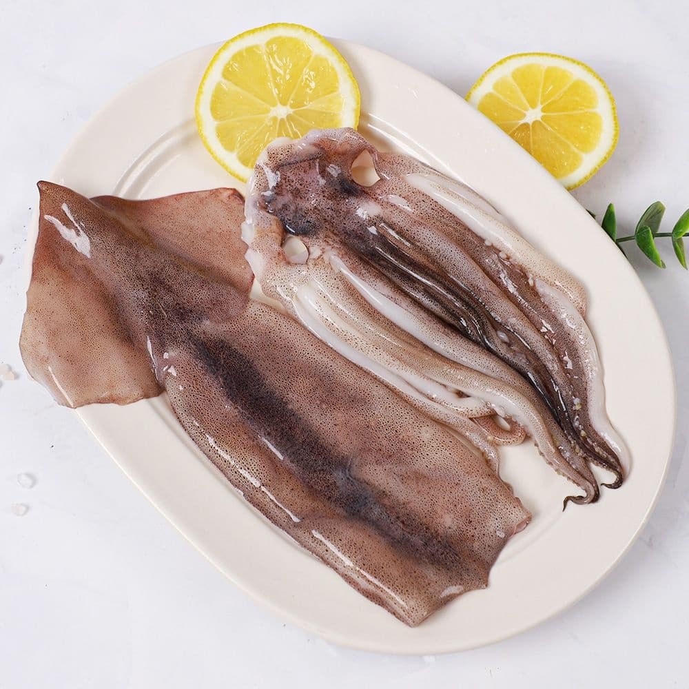 자연산 손질오징어 통오징어 2미(220g) x 5팩 (10마리) (15,840원/무배)