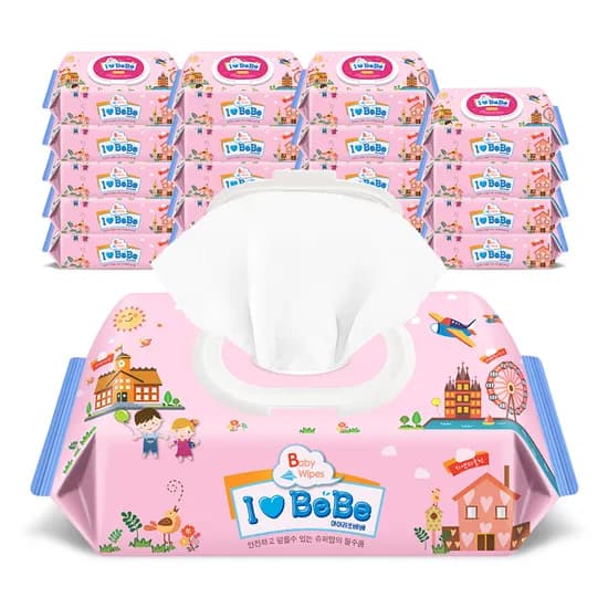 베베핑크 물티슈 100매 20개 11,610(무배)1