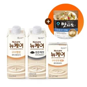 뉴케어 일반식 체험팩 3종(구수한맛/검은깨/미니구수) + 국물한알 (3,000원/무료)9