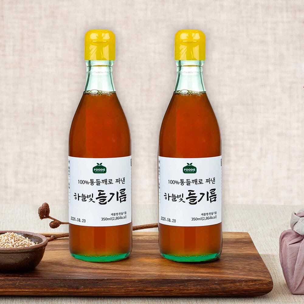 하늘빛 들기름 350ml 1병(5,900원/무배)1