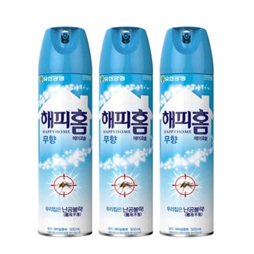 해피홈 에어로졸 무향 3개 (6,550원/무배)3