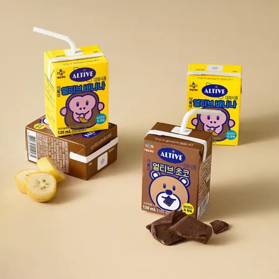 식물성 얼티브 초코 바나나 120ml X 24개