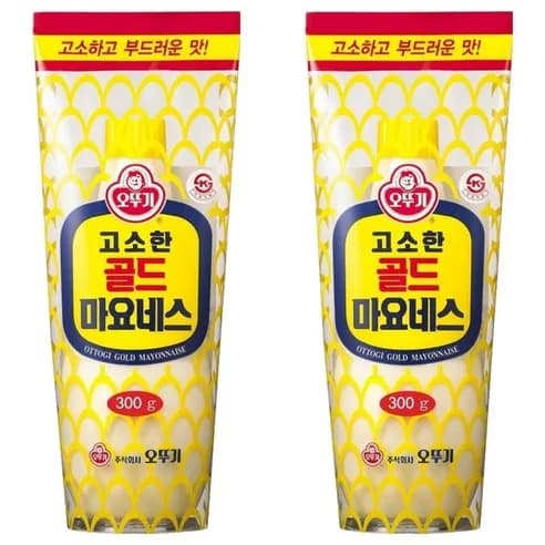 오뚜기 고소한 골드 마요네즈 300g 2개