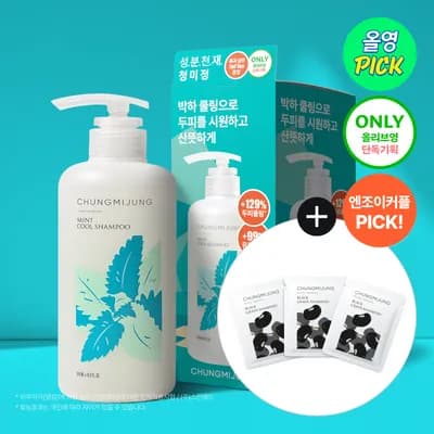 청미정 박하 쿨 샴푸 500ml