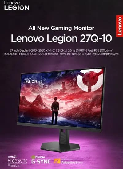 레노버 LEGION 27Q-10 QHD 240Hz IPS 0.5ms 피봇