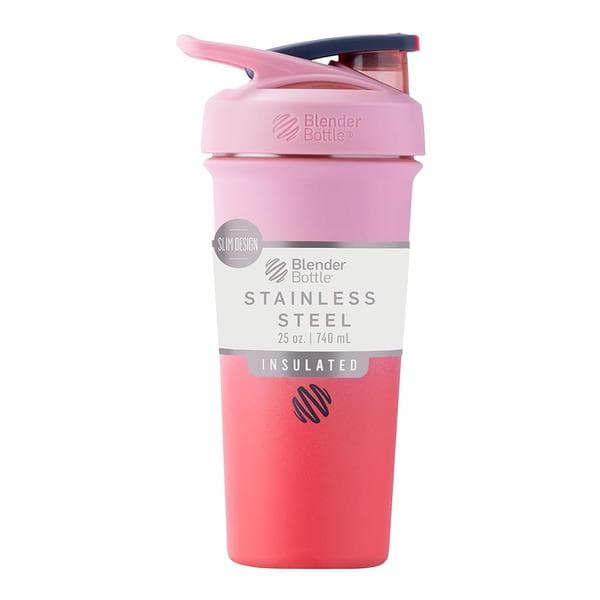 블렌더보틀 스트라다 슬릭 스테인레스 보틀 740ml 플라밍고 옴브레