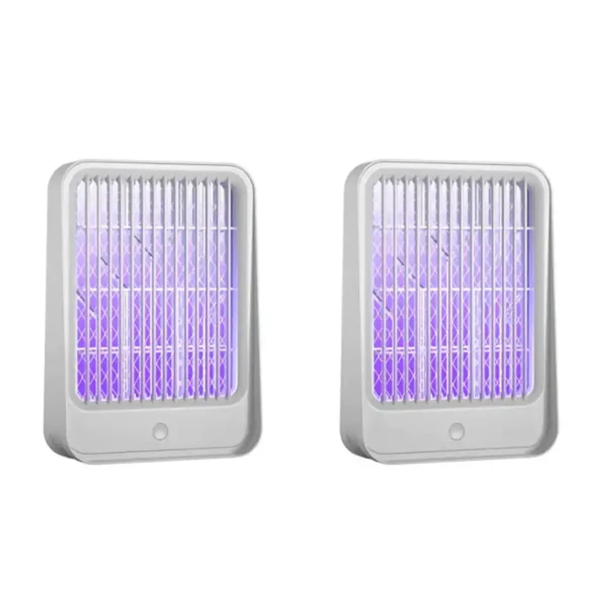 모스킬 2in1 LED 스마트 무선 탁상 모기 퇴치기 충전식 카카오 1+1