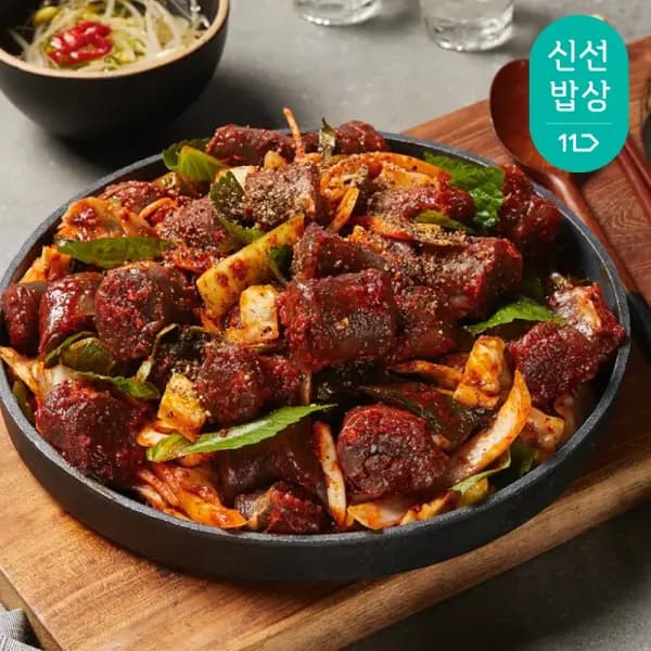 쿡솜씨 깻잎매콤순대볶음 밀키트 2인분