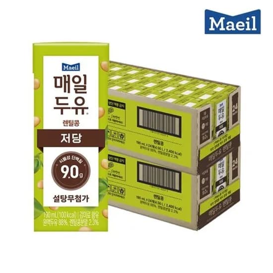 매일두유 렌틸콩 190ml 48팩