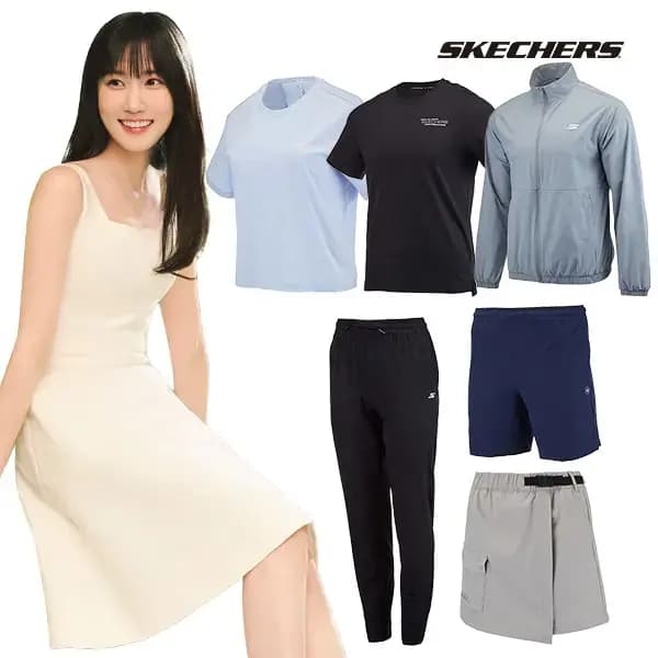 스케쳐스 반팔티/쇼츠 시즌오프