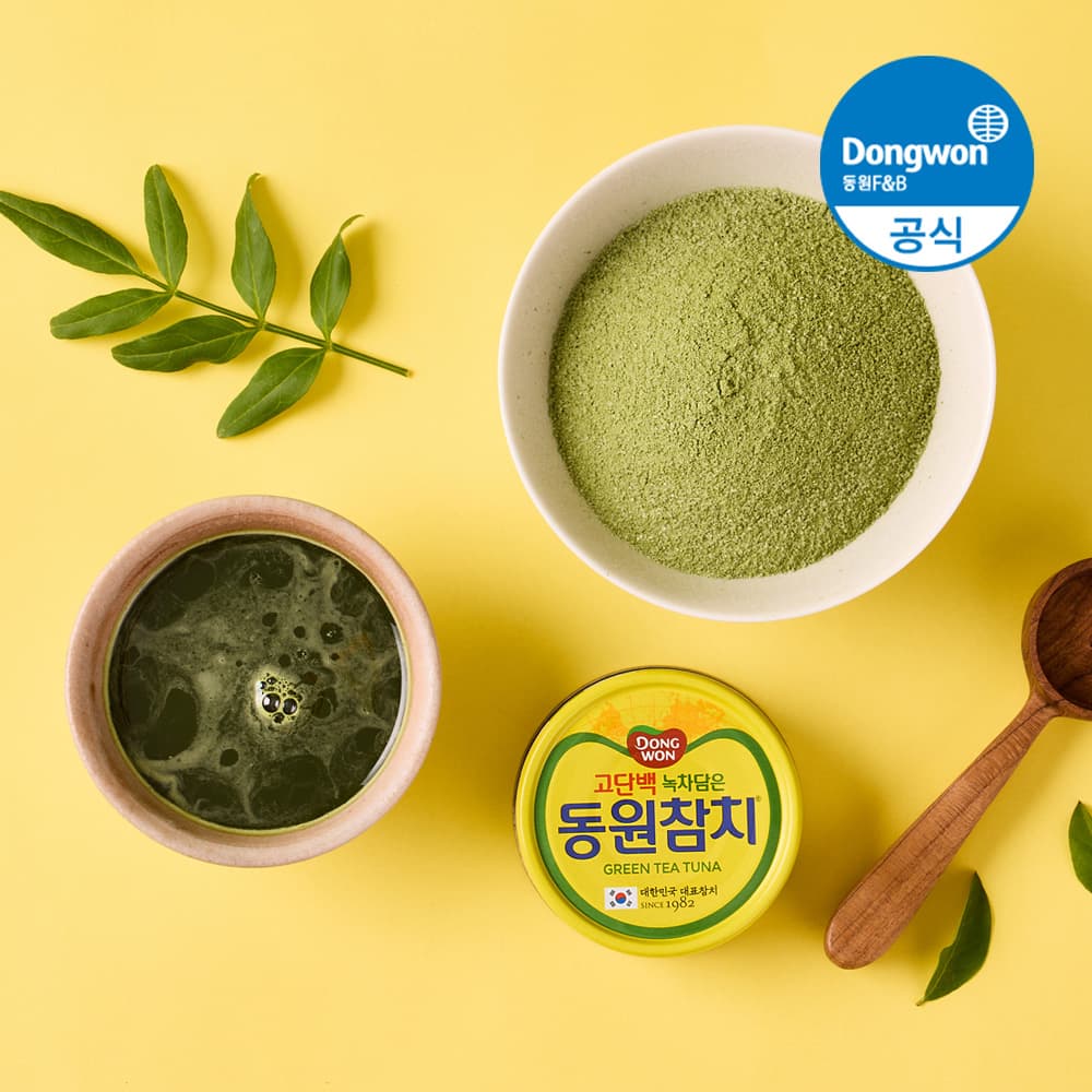 동원참치 녹차담은 85g 18개