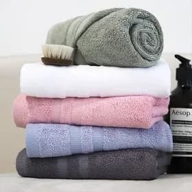 호텔수건 190g 10장 레이온소재 핸드타올 1장