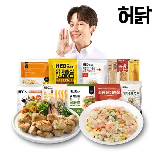 허닭 닭가슴살 후랑크 꼬치소시지 2팩