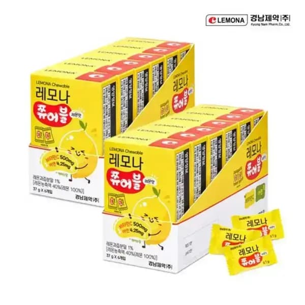경남제약 레모나 쮸어블 키즈 37g x 12개