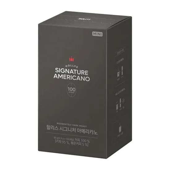 할리스 시그니처 아메리카노 미니 다크 100T 3팩