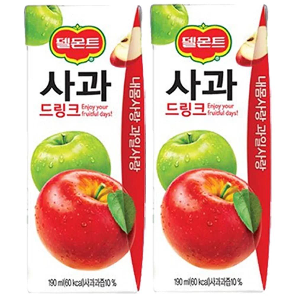 델몬트 사과 드링크 190ml 32개 (12,761원/무료)
