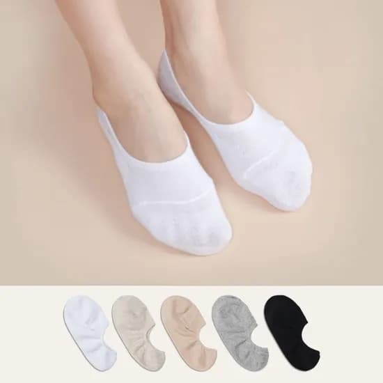 남성용 무지 중목 밴드 양말 8족