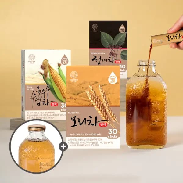 티브루 액상차 60개입 유리병 증정