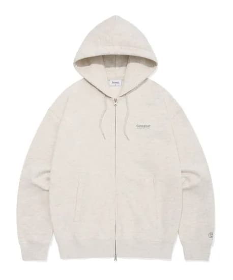 커버낫 스몰 어센틱 후디 집업 오트밀