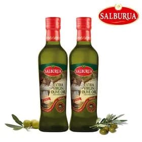 살부루아 스페인 엑스트라버진 냉압착 올리브유 500ml 2병 레몬즙 2포