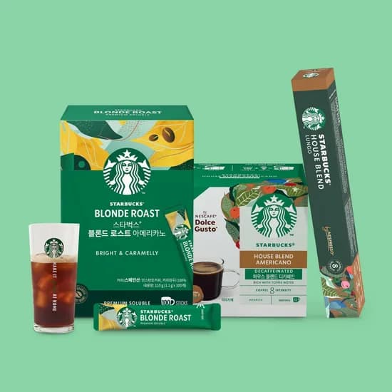 스타벅스 네스프레스 돌체구스토 외 커피