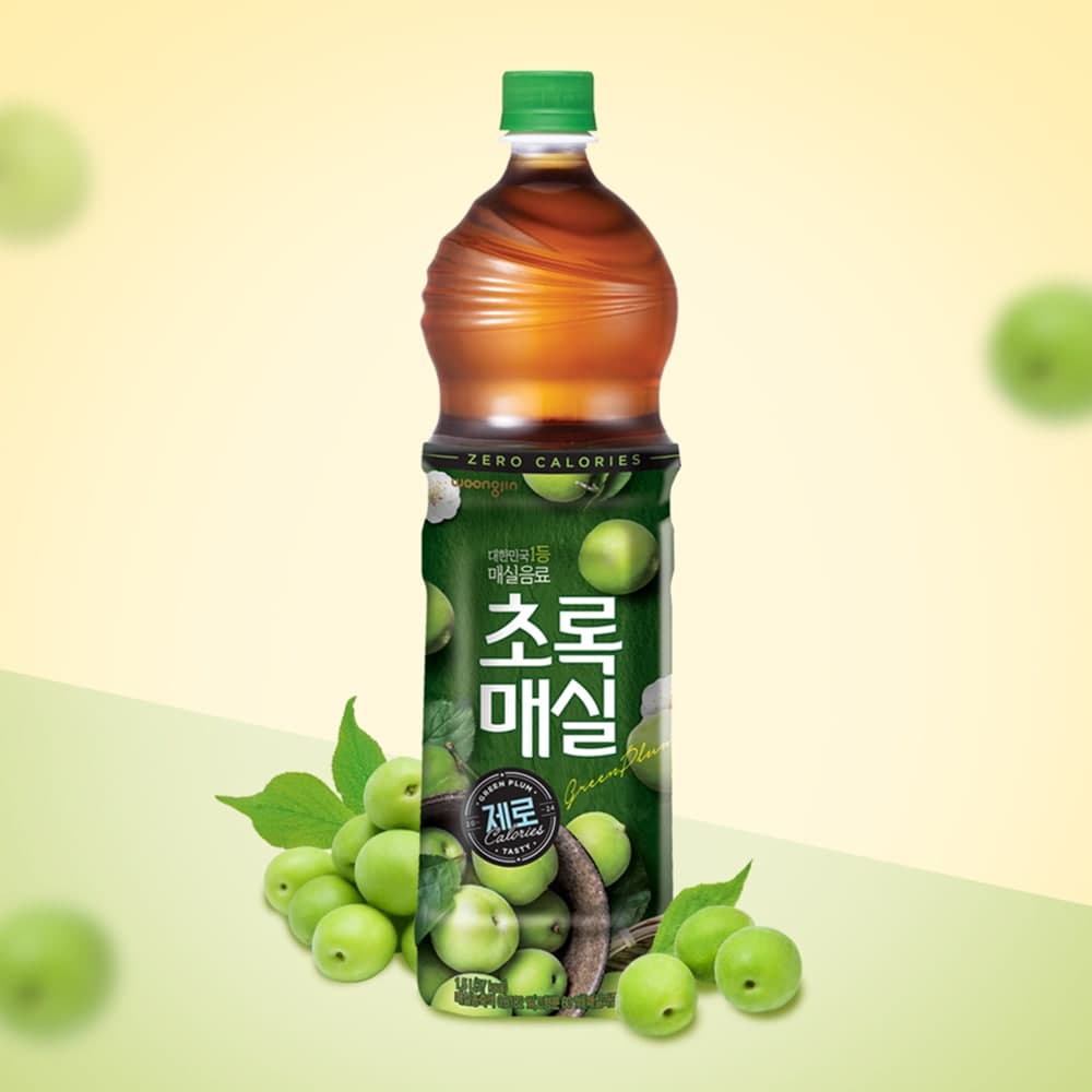 초록매실 제로 1.5L 6개