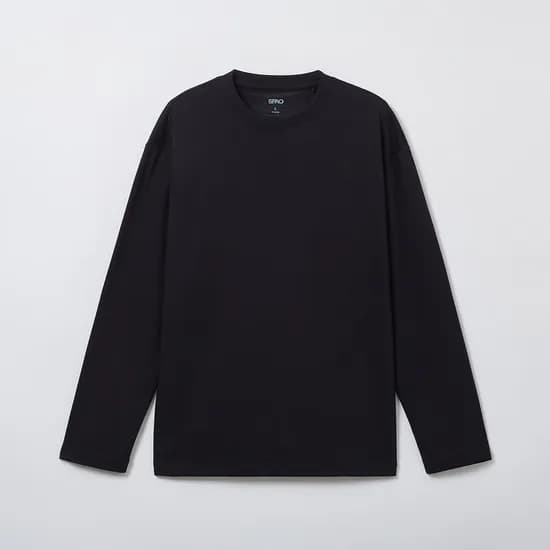 스파오 루즈핏 코튼 긴팔티 4장 25,900원