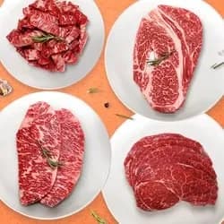 농협안심한우 냉장 1등급 한우 등심 300g 채끝 300g 총 600g
