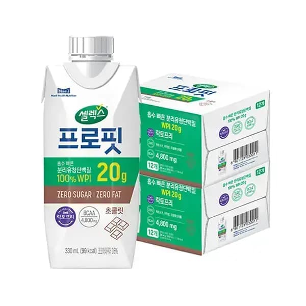 셀렉스 프로핏 웨이프로틴 초콜릿 24팩