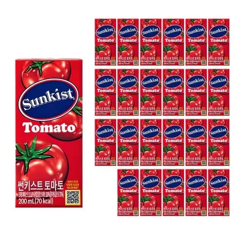썬키스트 토마토 주스 200ml 24개