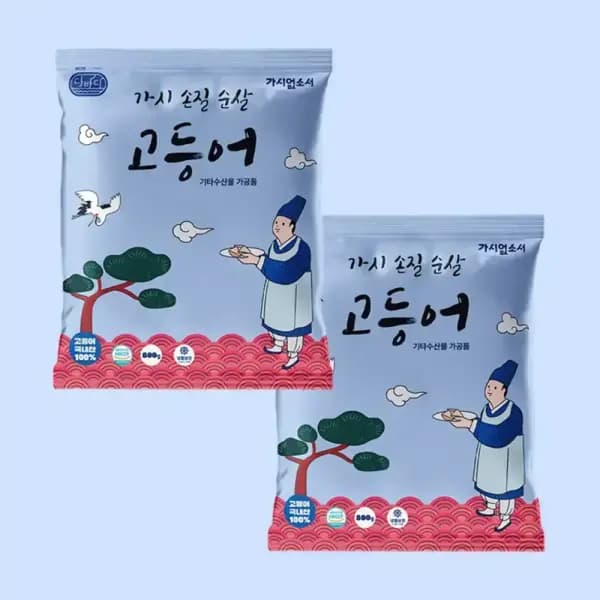 국산 순살 고등어 800g 2팩